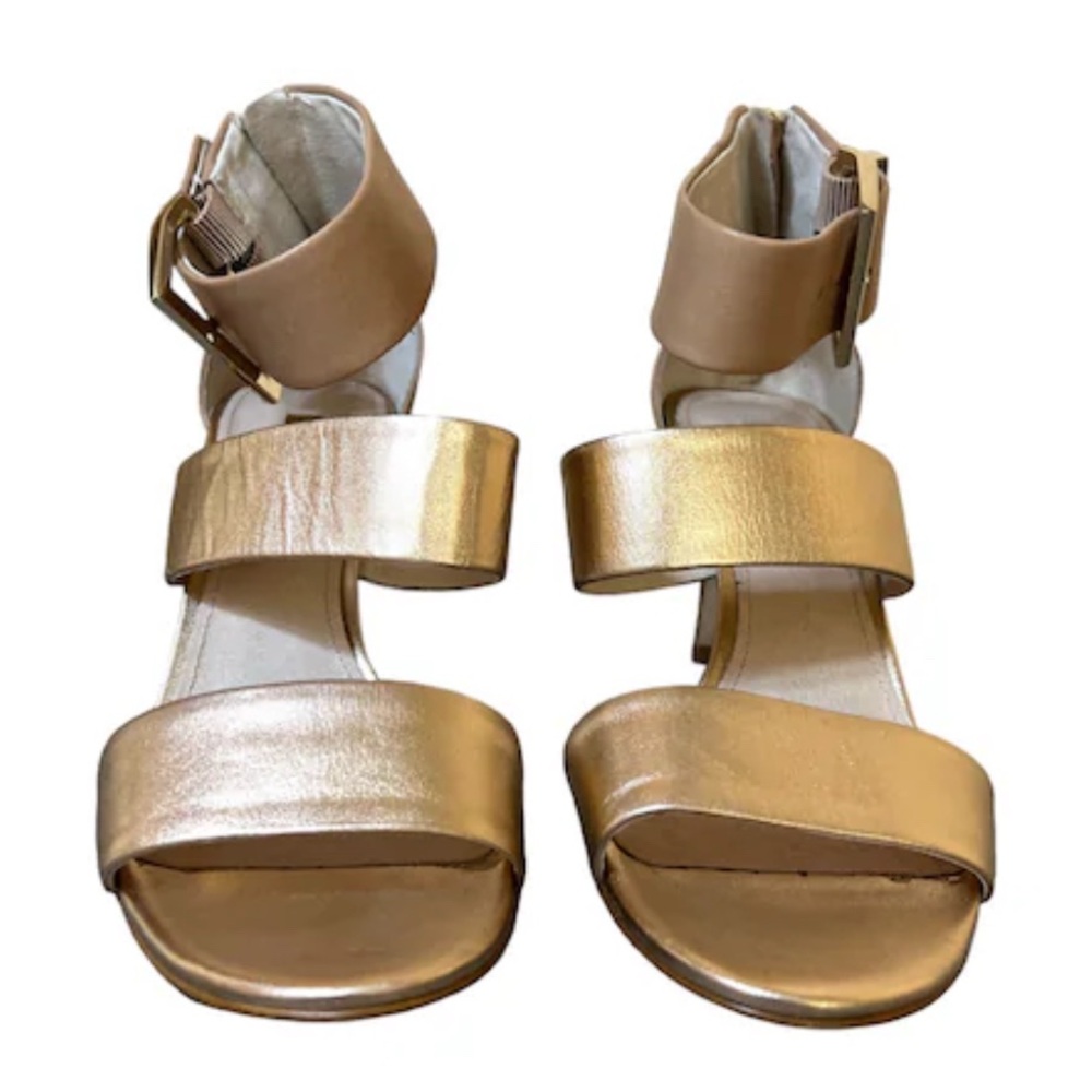 Gold Women's Sandal Heel size 6.5